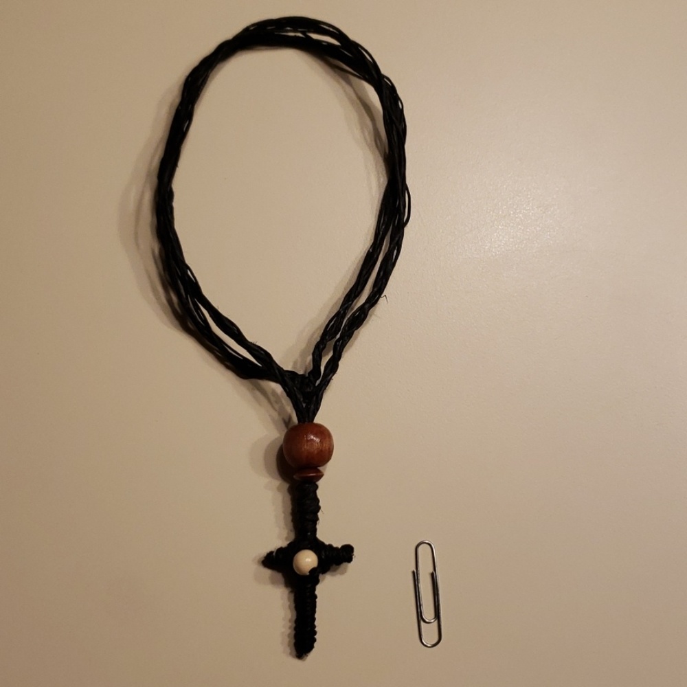 Handcrafted Hemp crucifix